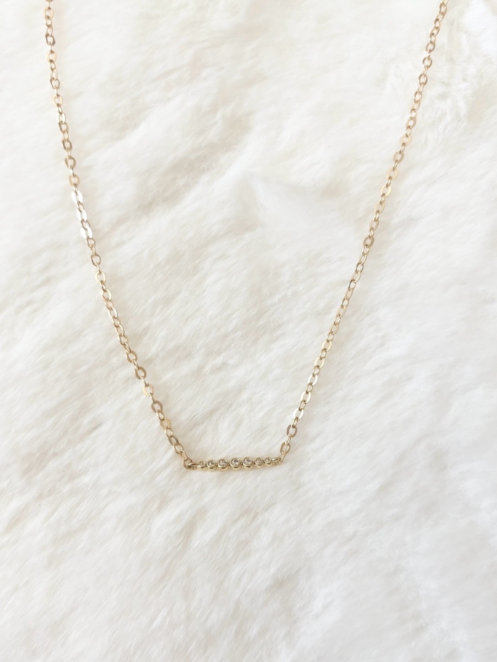 5/$8 🩷 MUST BUNDLE Delicate Gold Bar Necklace for Women - Minimalist Chain